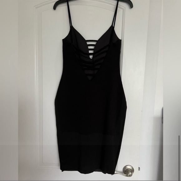 Bec & Bridge Georgia Black ladder mini dress size 6 - Picture 10 of 11